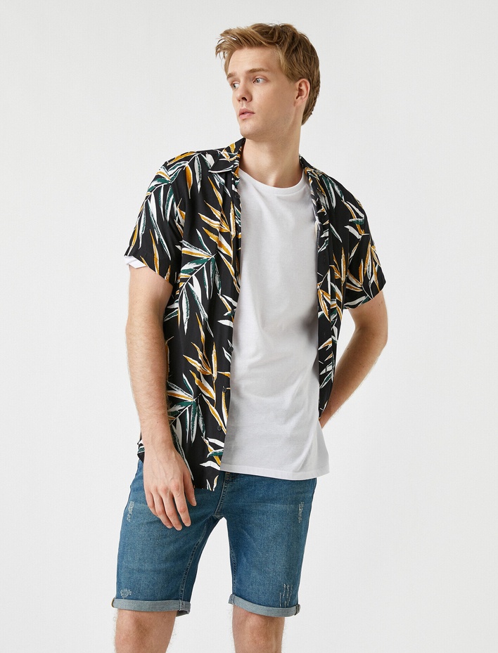  Taşlanmış Kot Şort