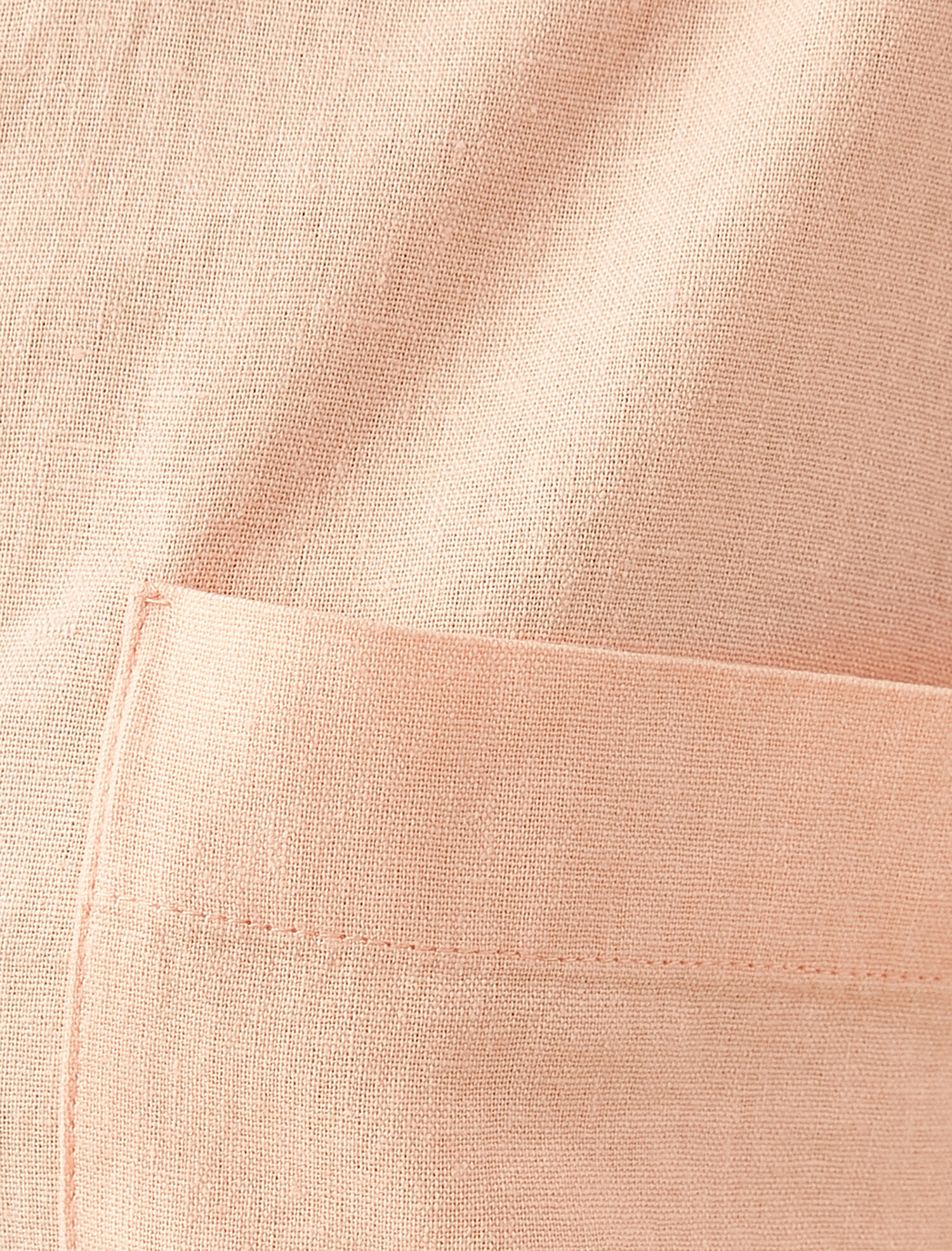 Keten Gömlek Kısa Kollu