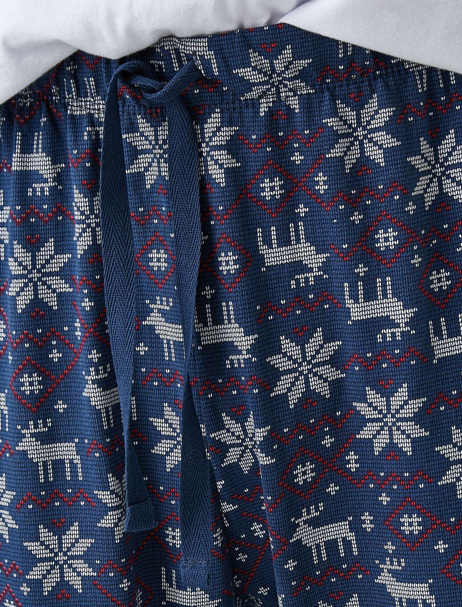   Desenli Pamuklu Pijama Altı