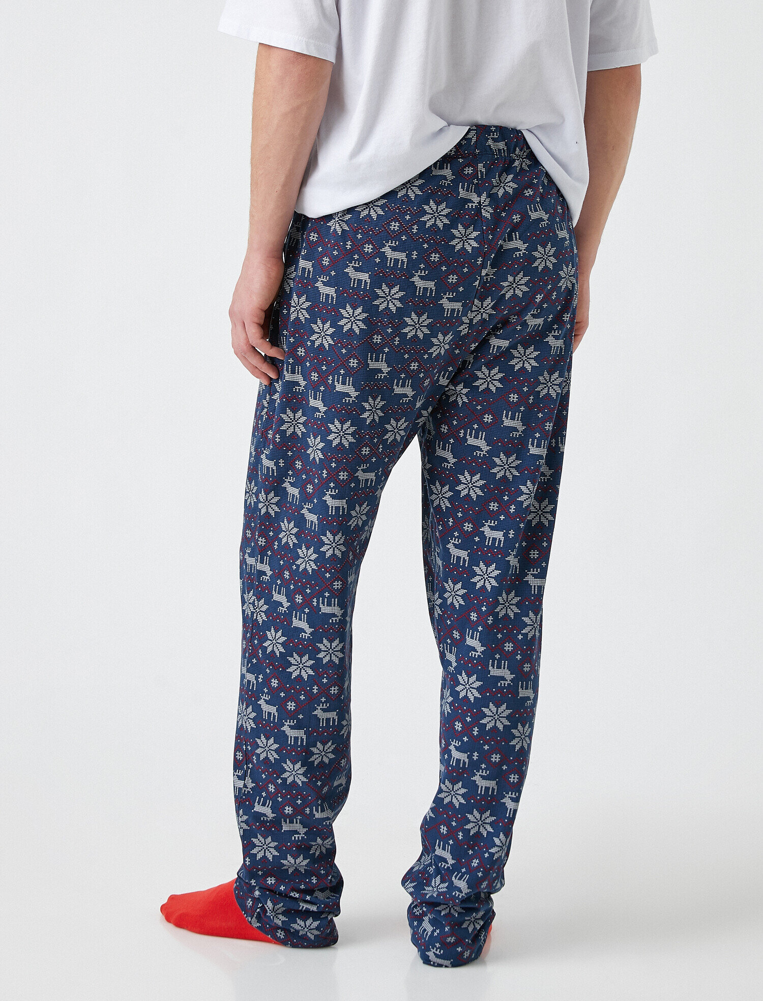   Desenli Pamuklu Pijama Altı