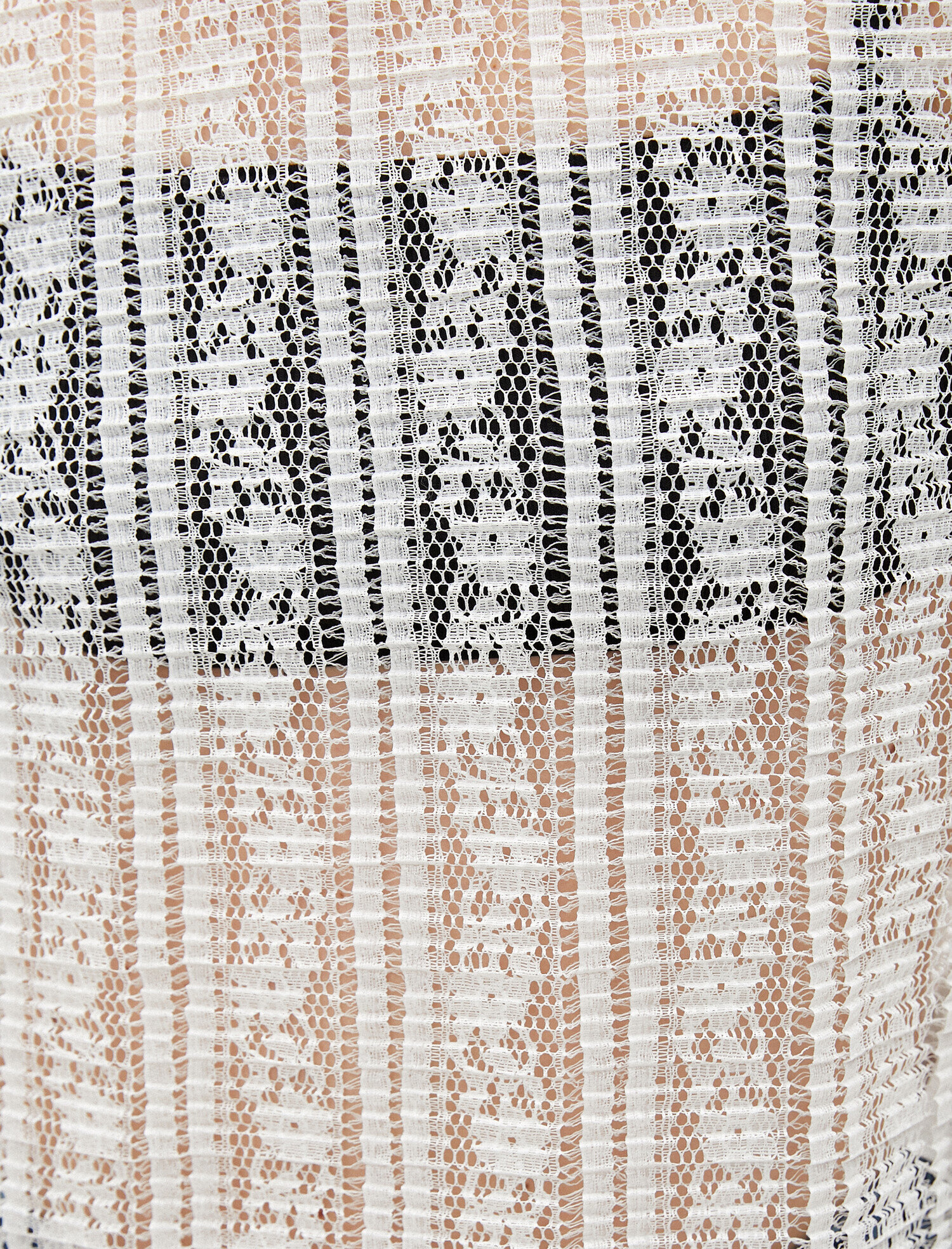   Dantel Tişört Kısa Kollu Bisiklet Yaka