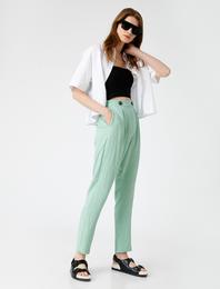 Düğme Detaylı Pantolon