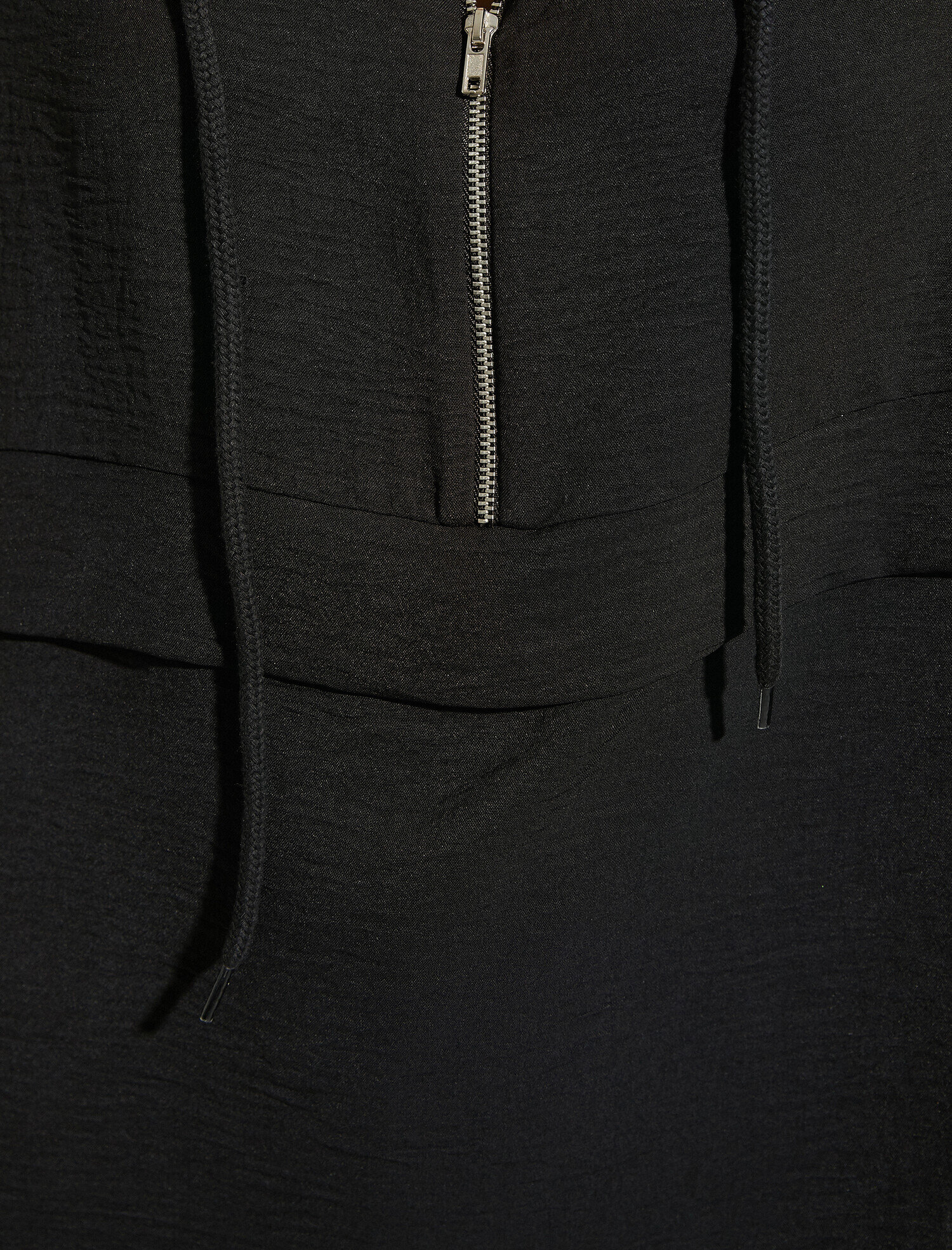   Kısa Kollu Bluz Fermuarlı