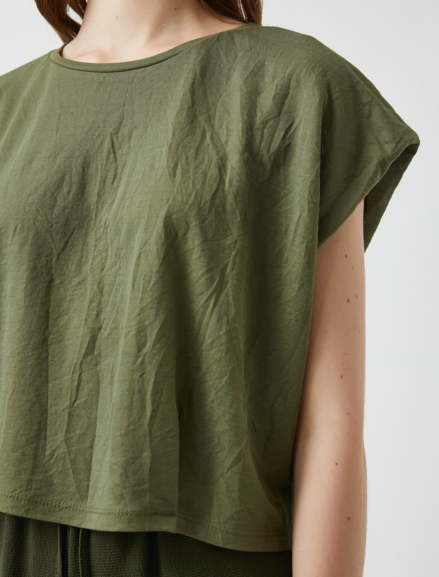   Bisiklet Yaka Tişört Kısa Kollu