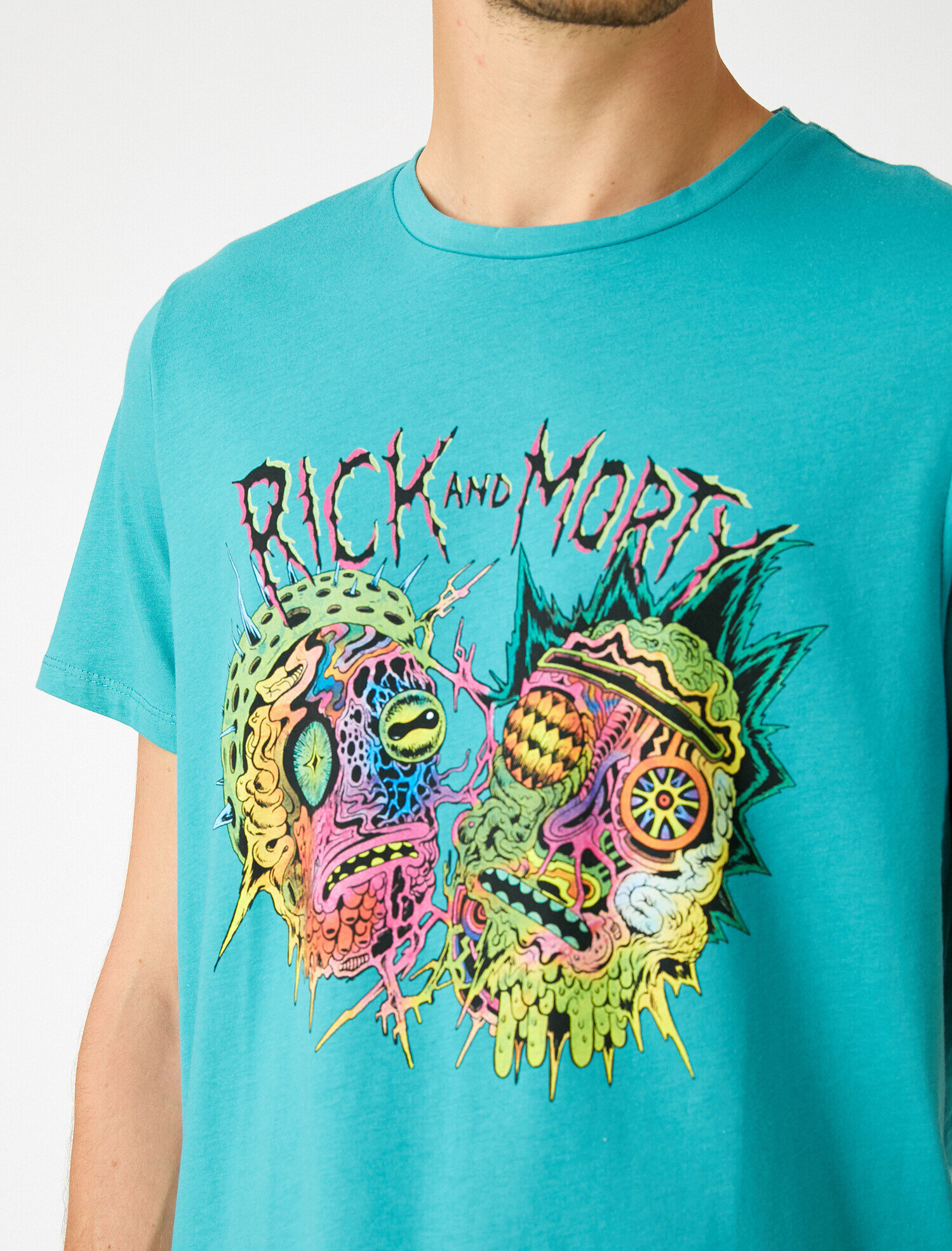   Rick and Morty Tişört Lisanslı Pamuklu