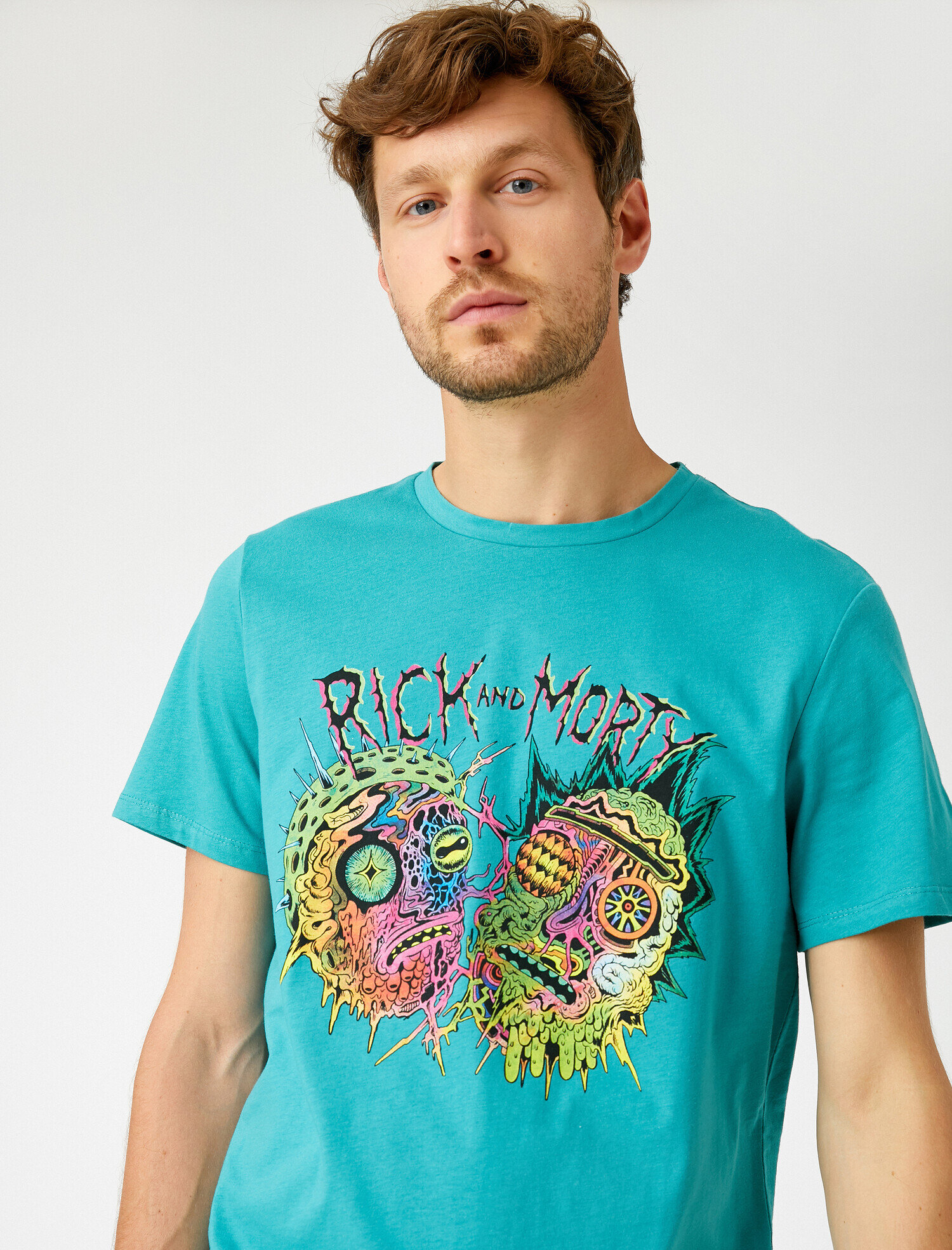   Rick and Morty Tişört Lisanslı Pamuklu