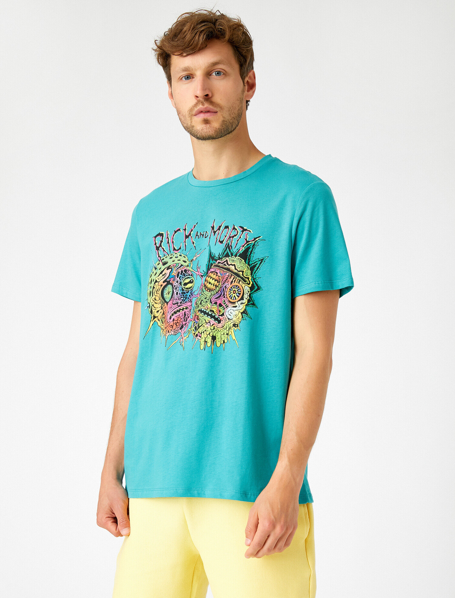   Rick and Morty Tişört Lisanslı Pamuklu