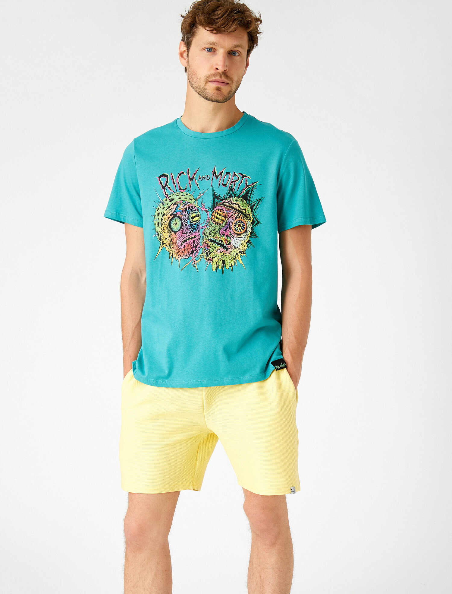   Rick and Morty Tişört Lisanslı Pamuklu