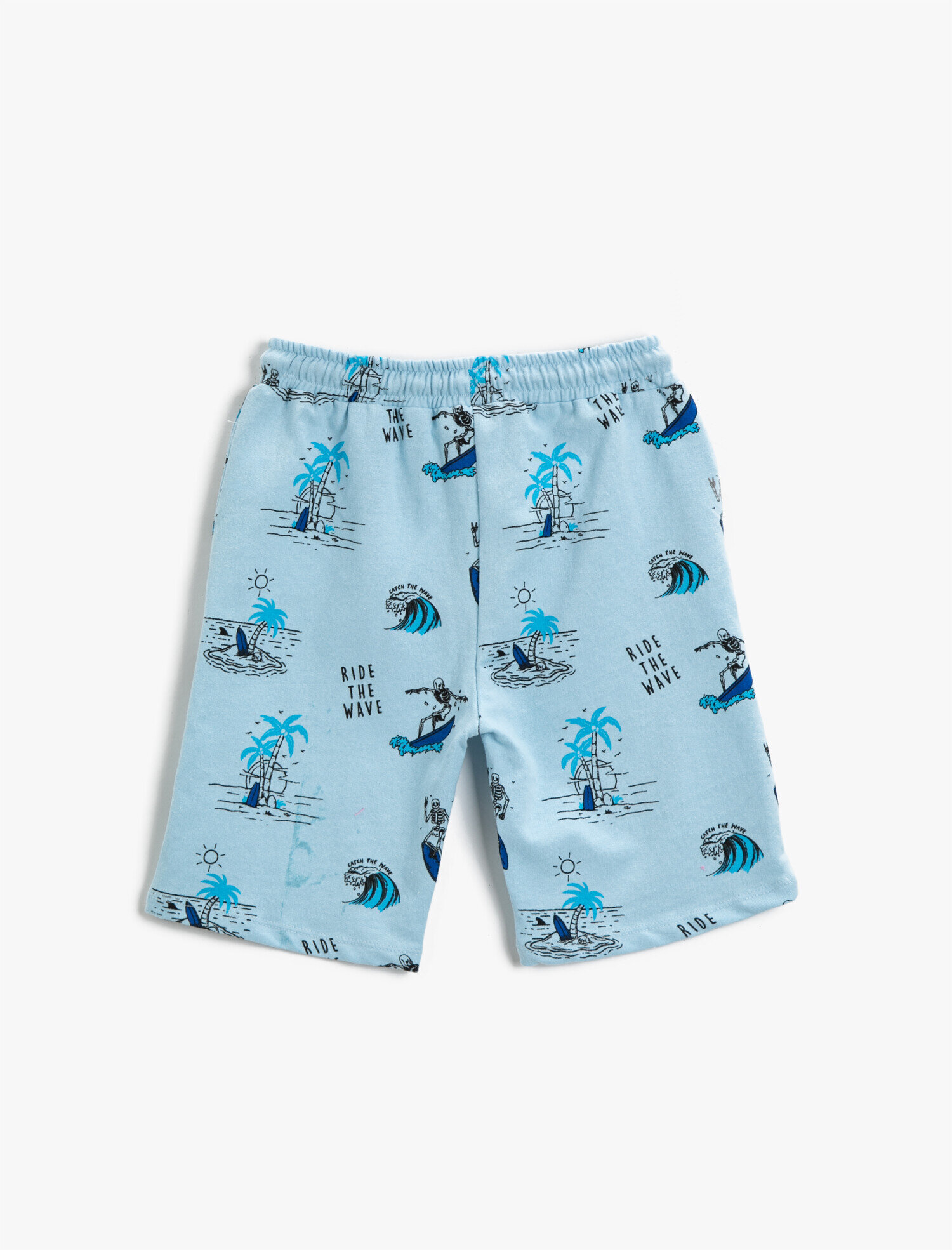  Erkek Çocuk Baskılı Şort Pamuklu