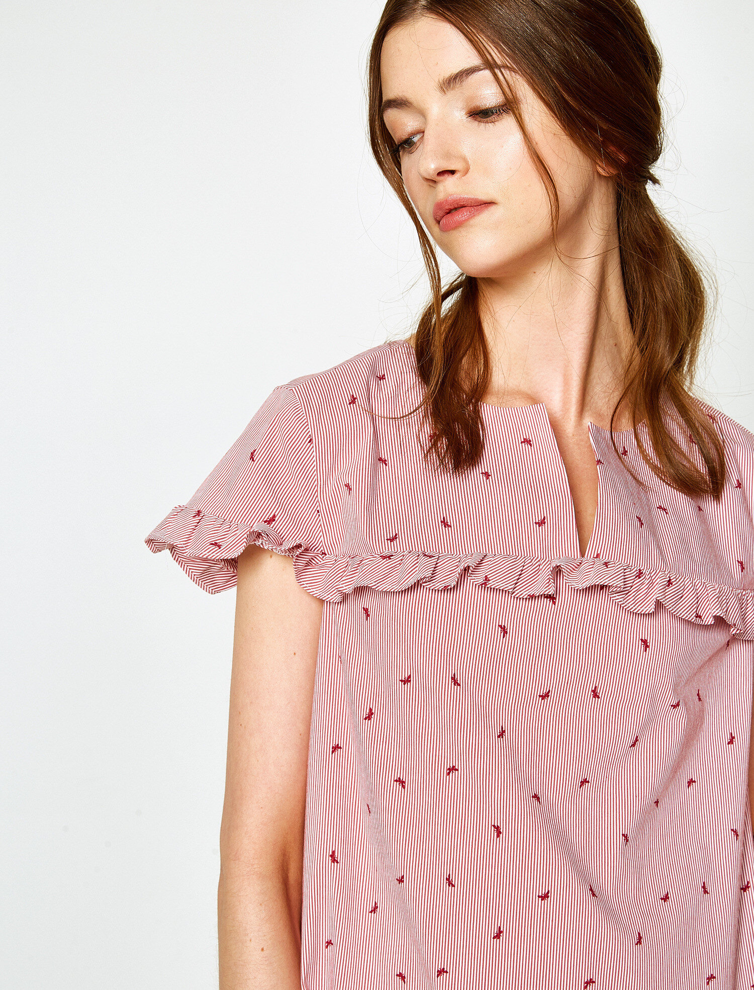 Fırfır Detaylı Elbise