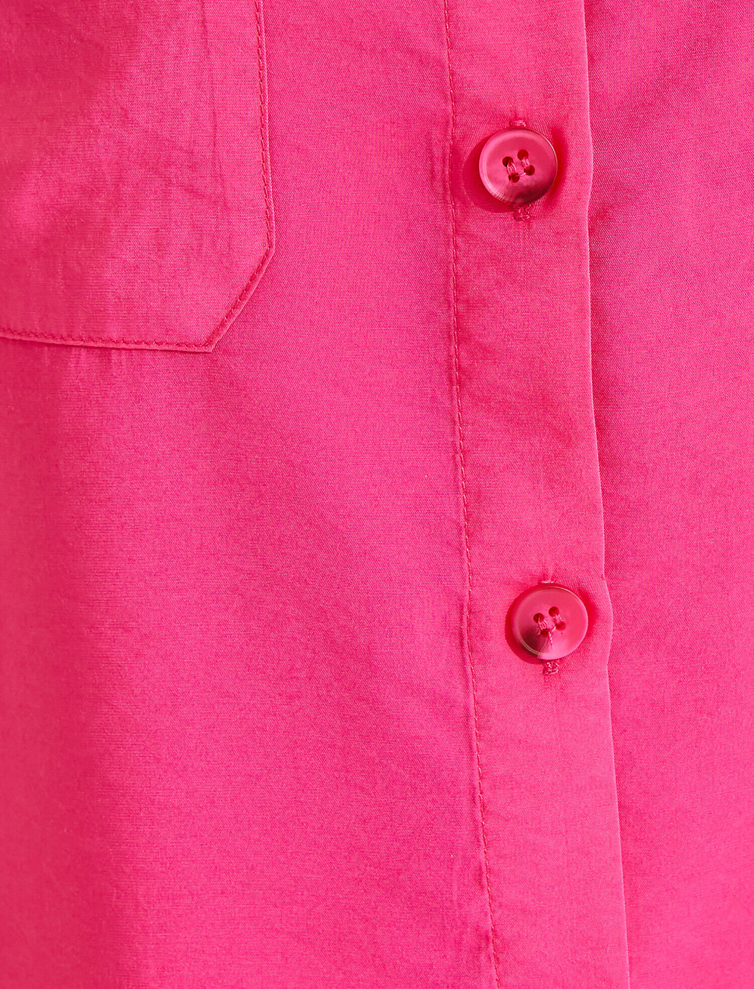   Kısa Kollu Gömlek Cepli Oversize