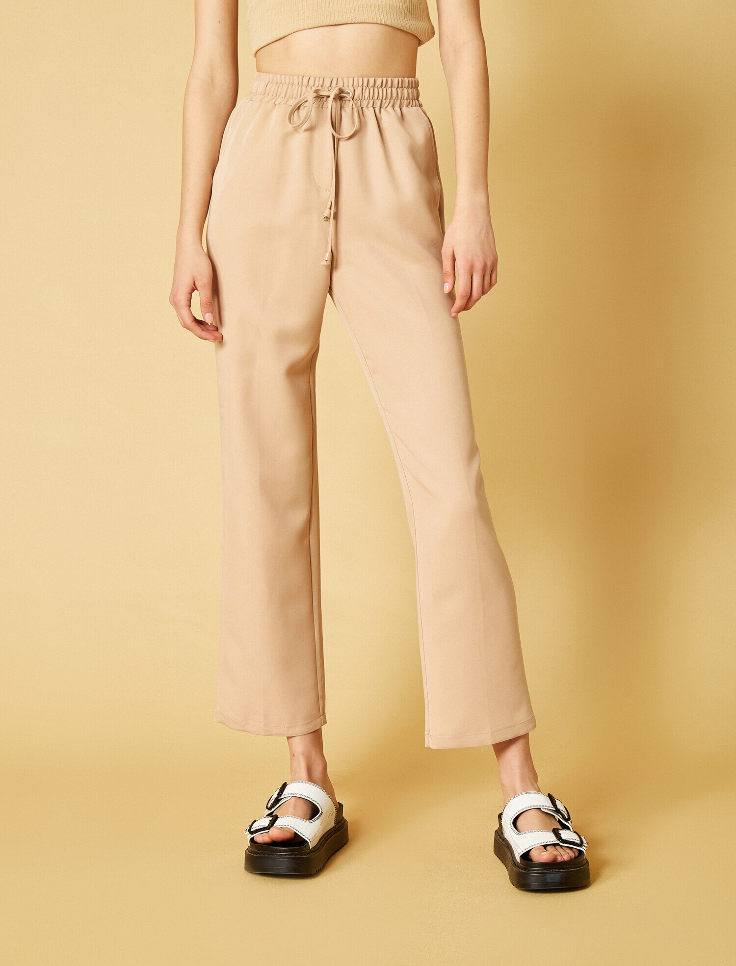   Belden Bağlamalı Pantolon