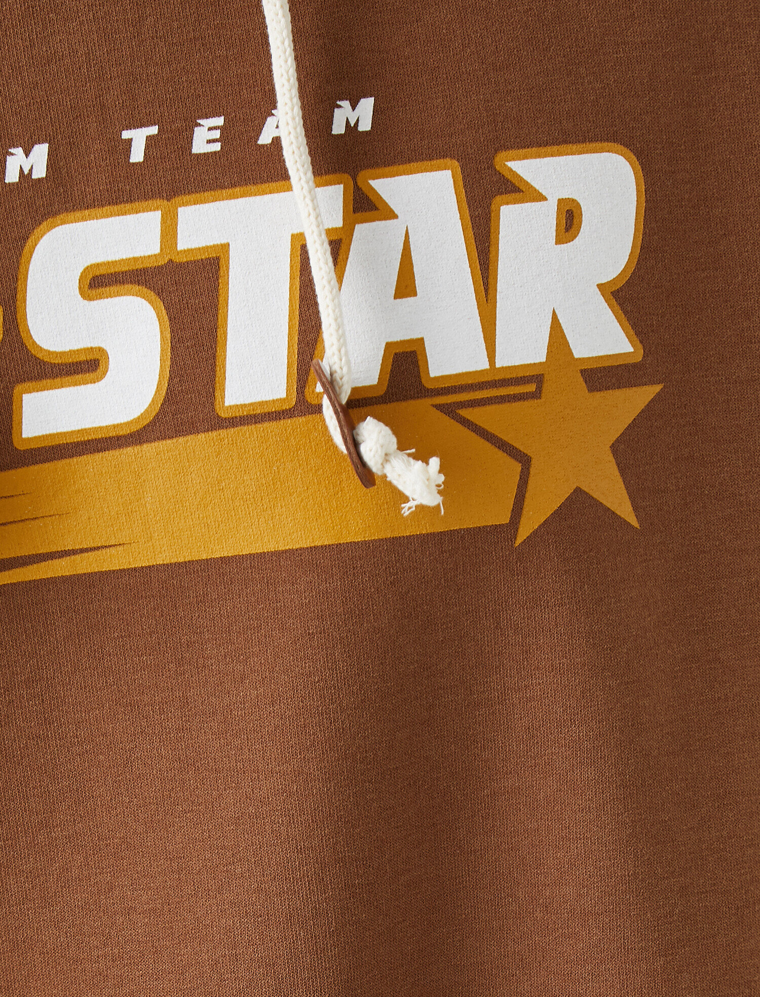 All Star Baskılı Kapüşonlu Uzun Kollu Sweatshirt