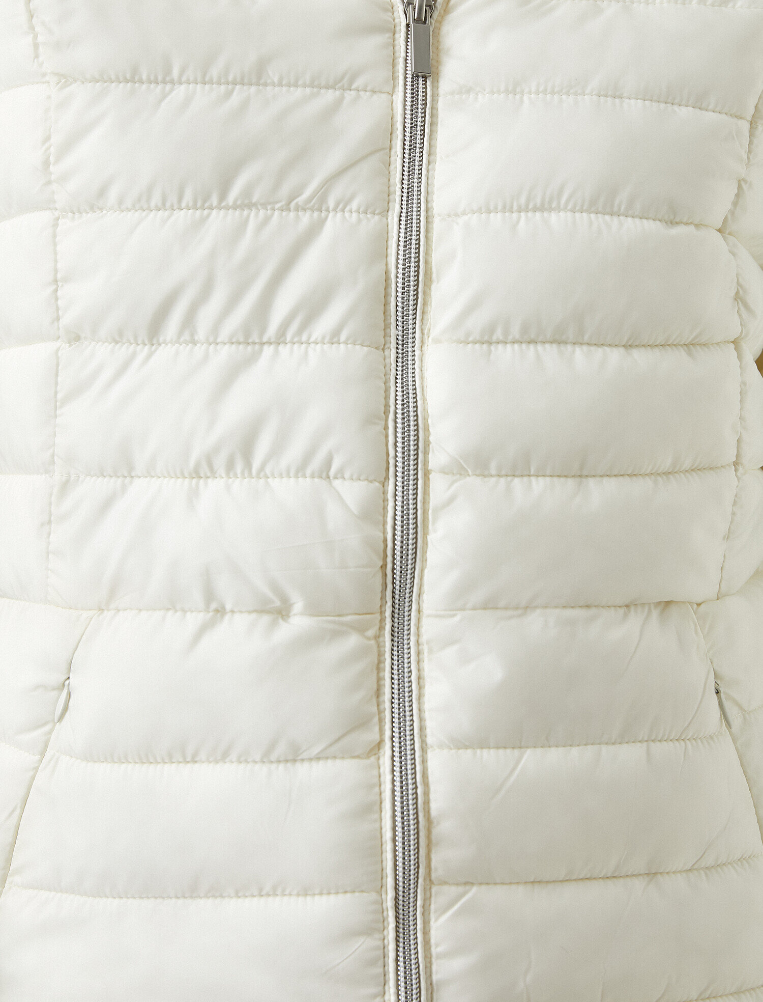 Kapüşonlu Fermuarlı Şişme Ceket