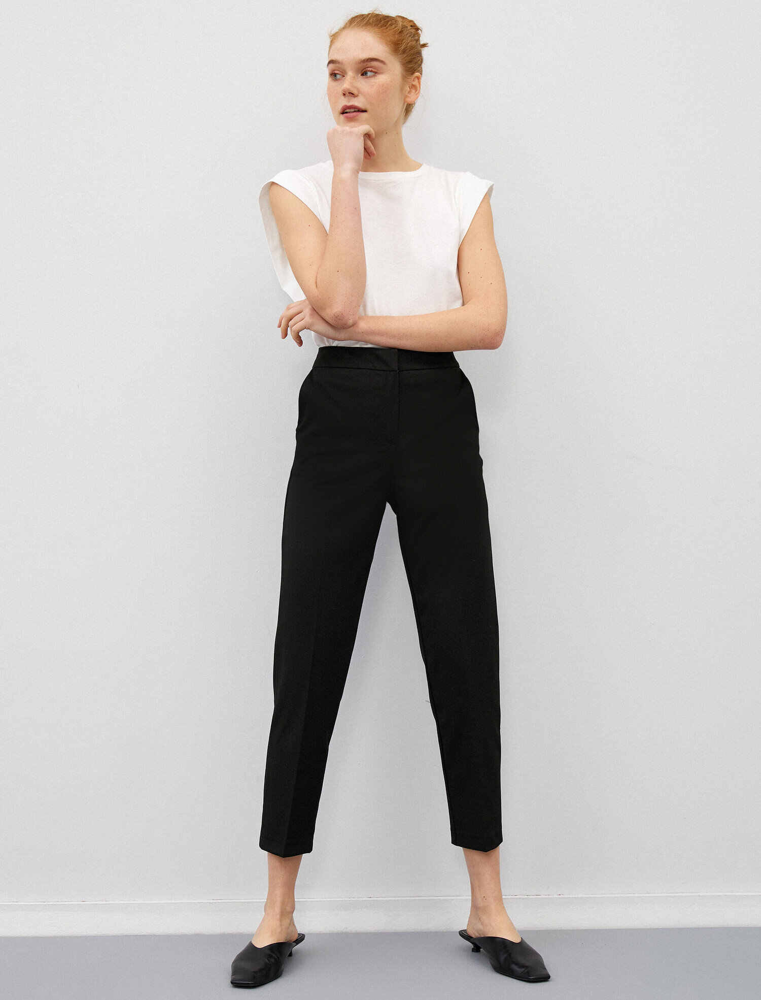   Cepli Pantolon Crop Basic