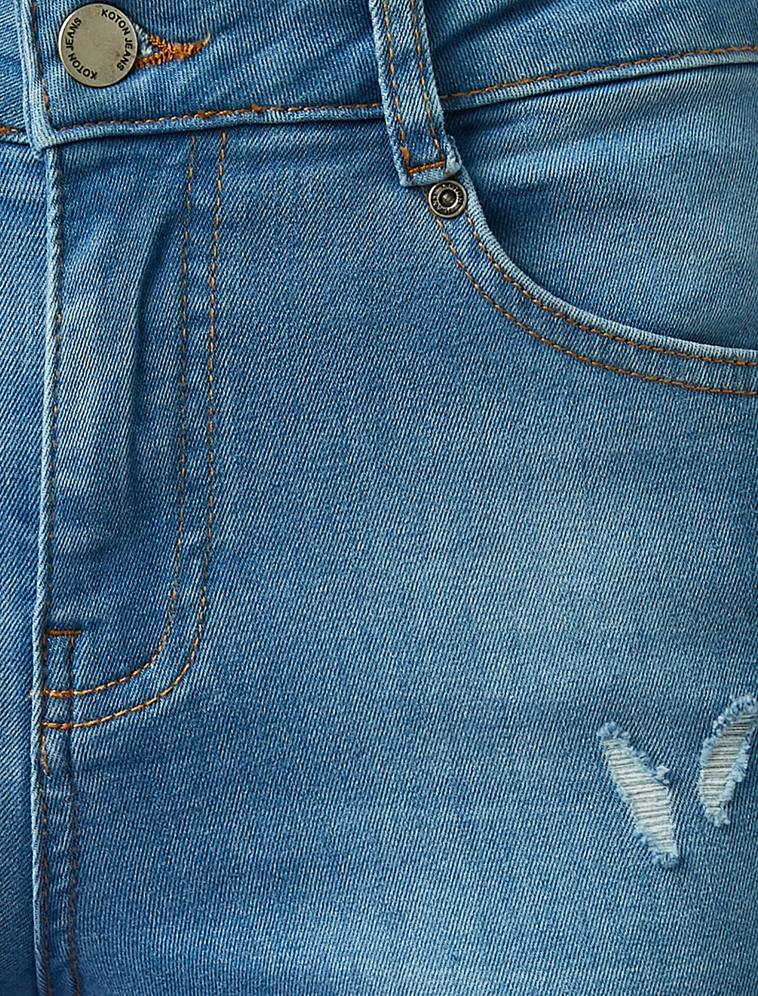   Skinny Fit Jean - Normal Bel Dar Kesim Dar Paça Pantolon