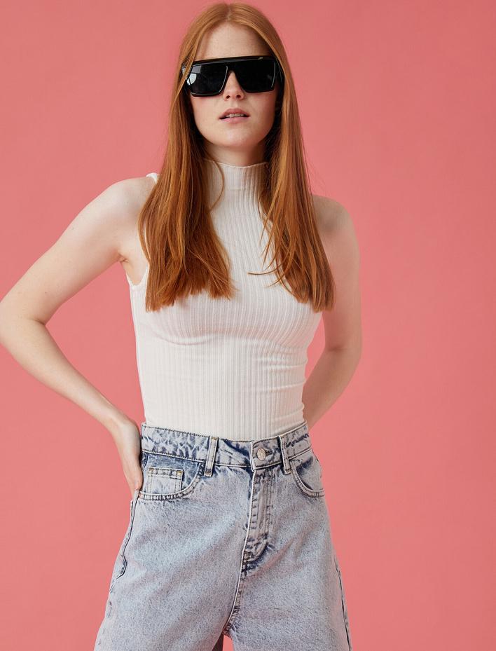  Fitilli Atlet Halter Yaka