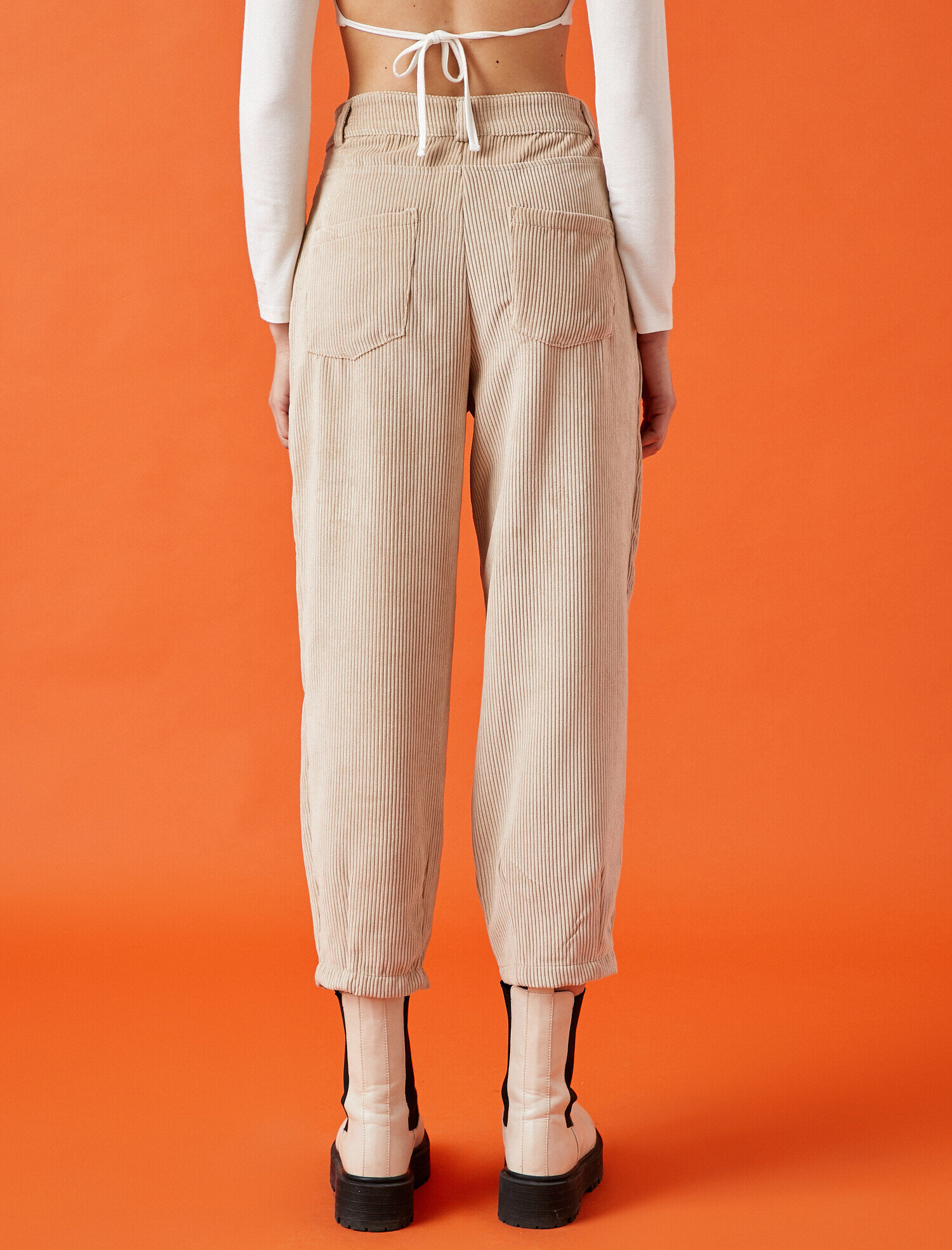   Fitilli Kadife Pantolon