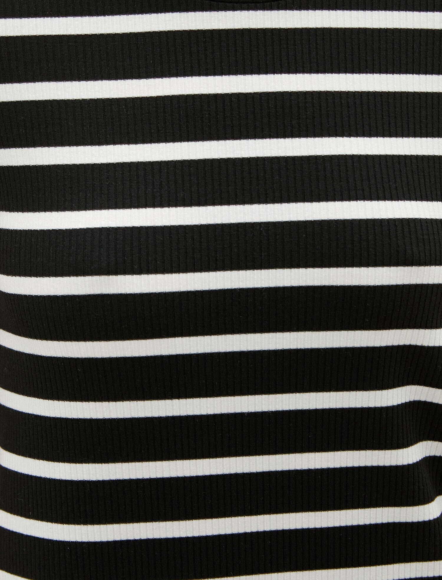   Çizgili Elbise Şerit Detaylı Sloganlı Kısa Kollu