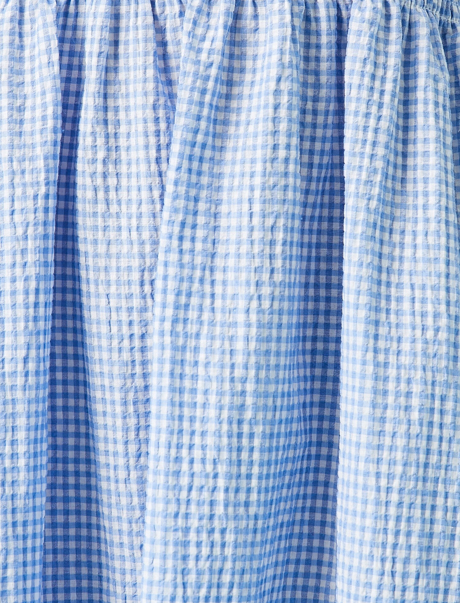   Kareli Elbise Askılı Pamuklu