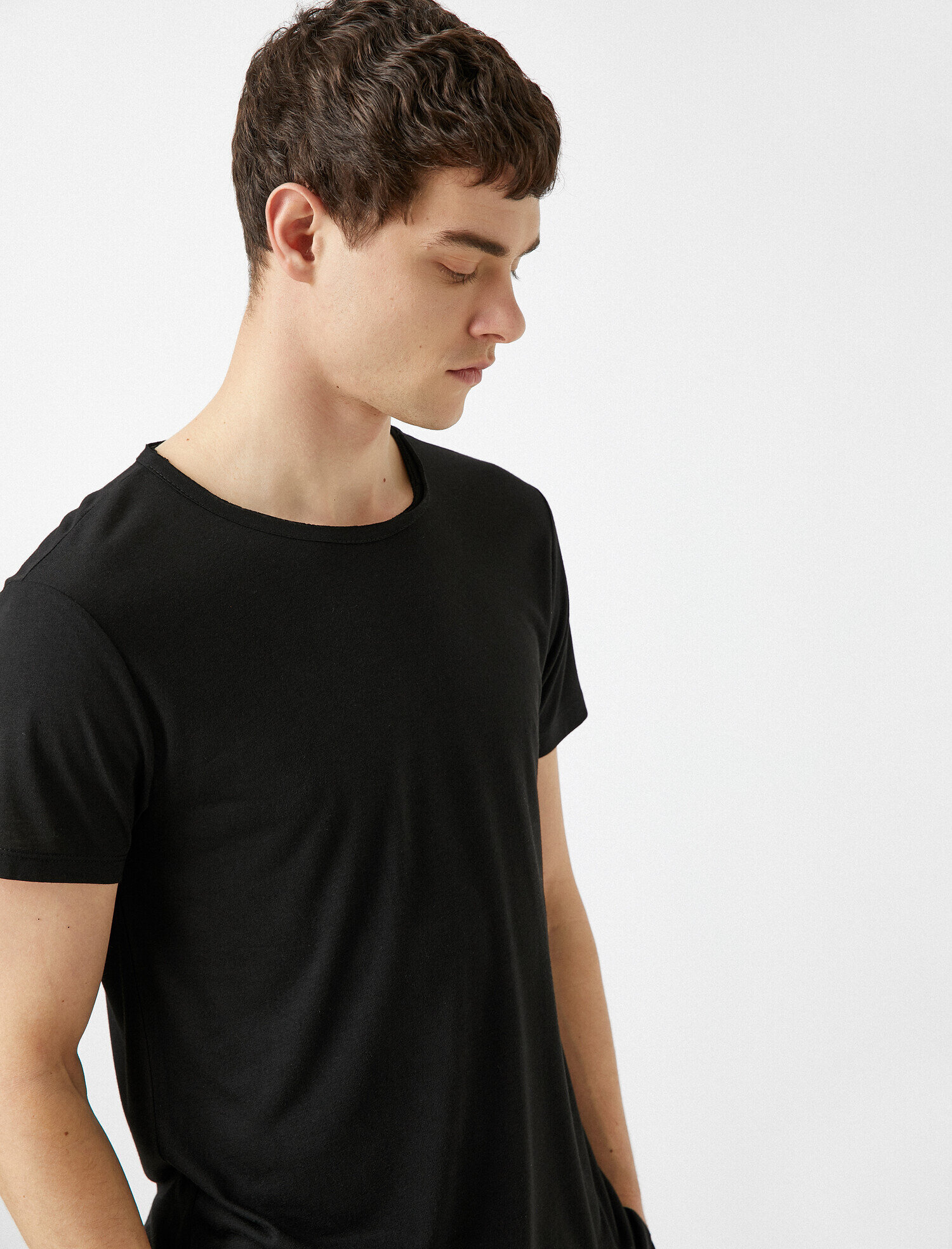   Basic Tişört Kısa Kollu Pamuklu