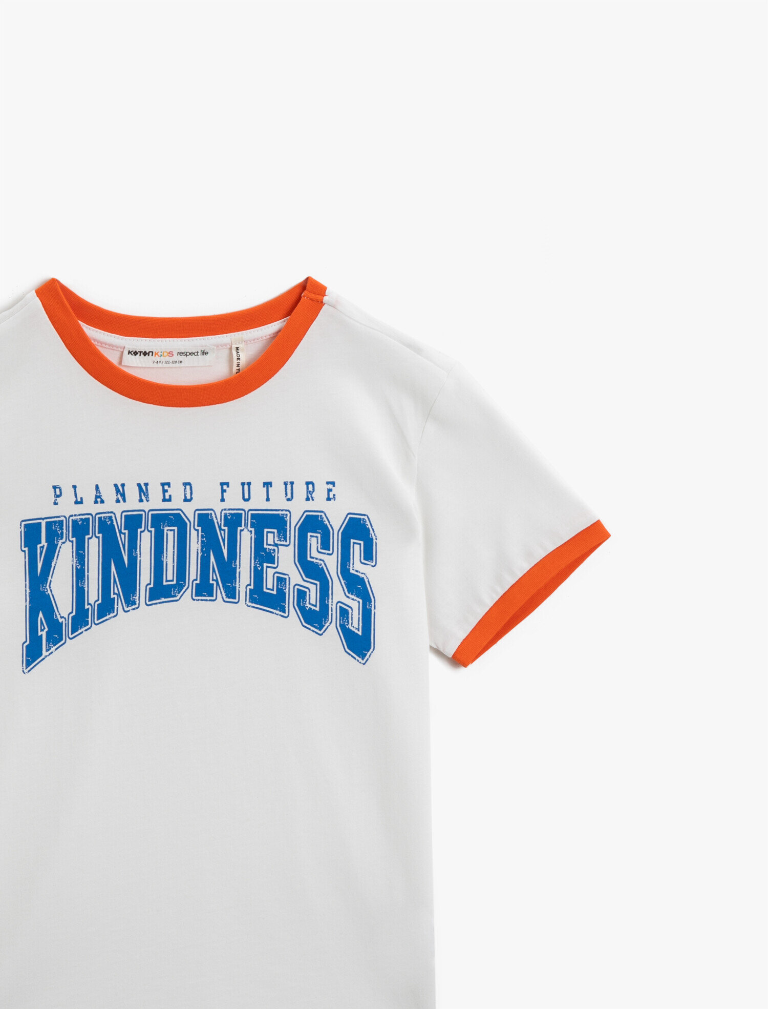  Erkek Çocuk Sloganlı Tişört Pamuklu