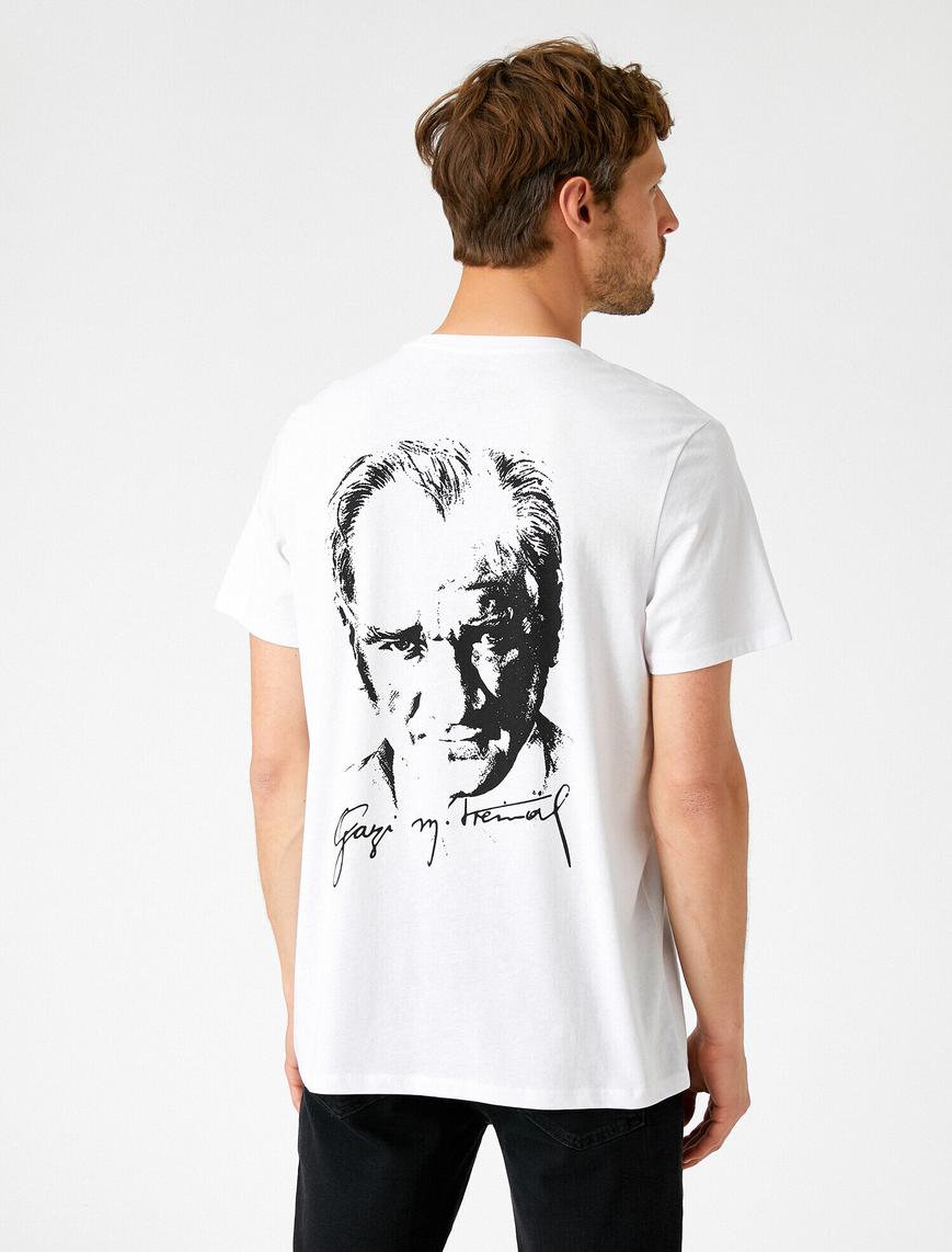   Mustafa Kemal Atatürk Tişört Pamuklu
