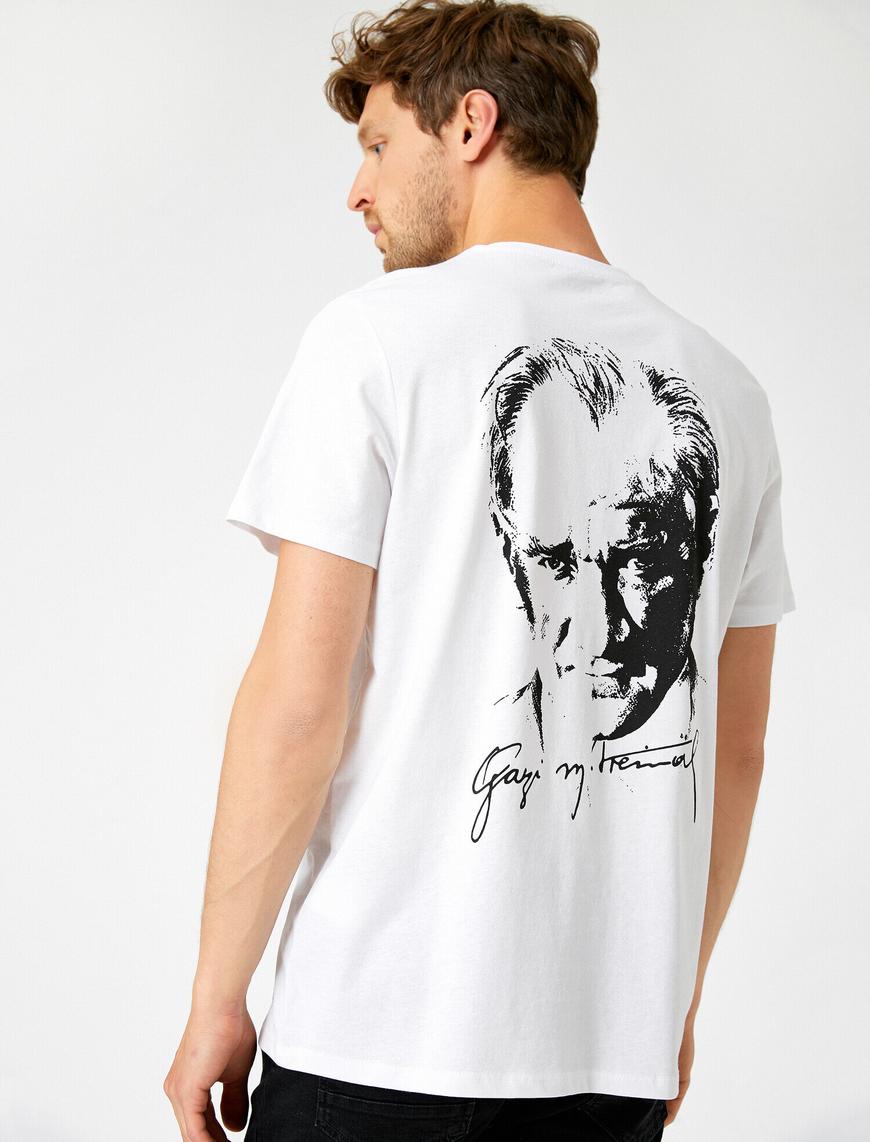   Mustafa Kemal Atatürk Tişört Pamuklu