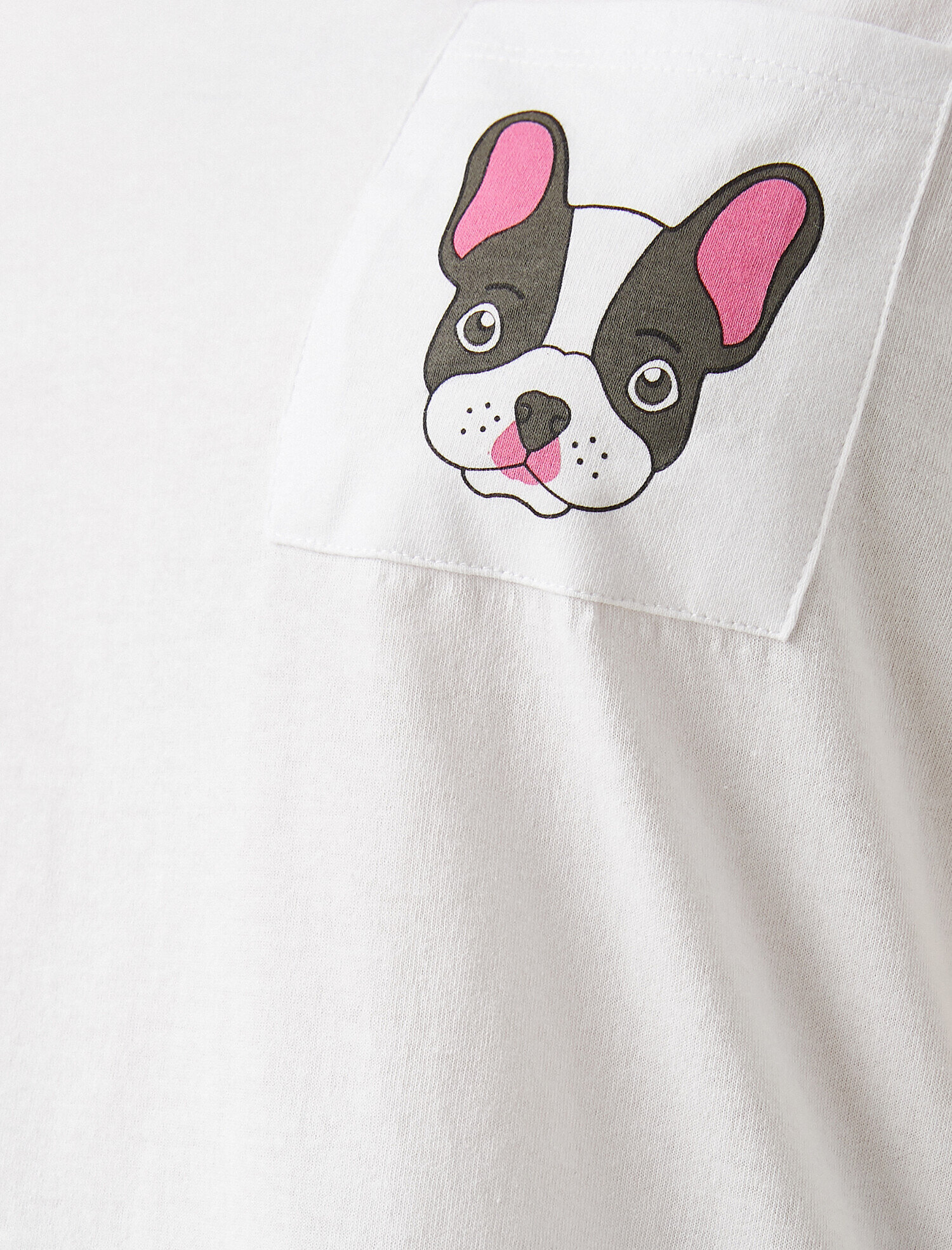   Baskılı Tişört Bisiklet Yaka Kısa Kollu Pamuklu