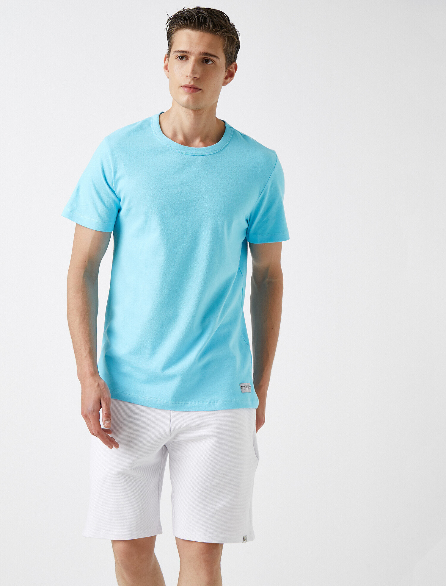   Kısa Kollu Tişört Pamuklu