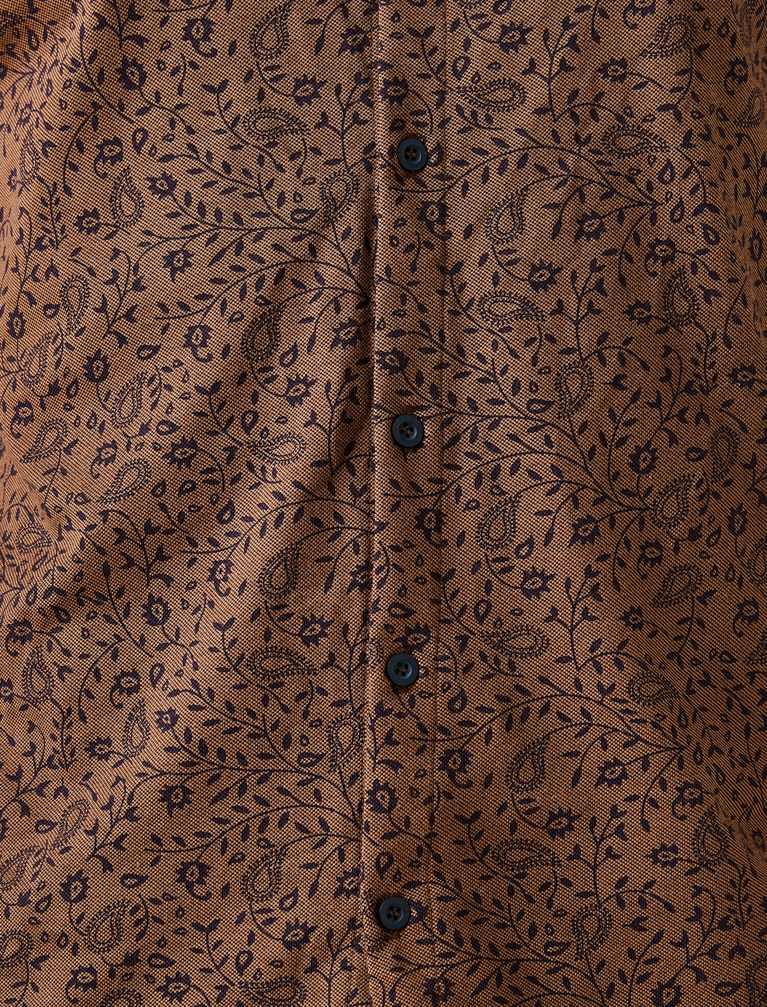 Kısa Kollu Gömlek Desenli