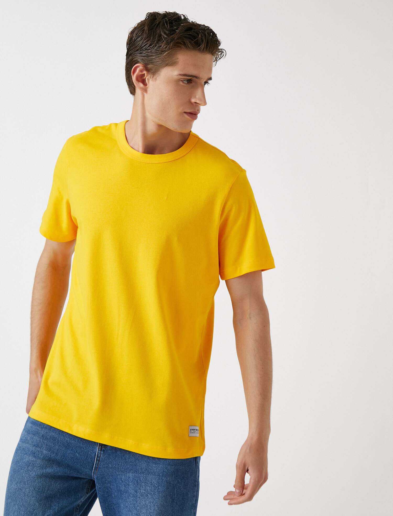   Kısa Kollu Tişört Pamuklu