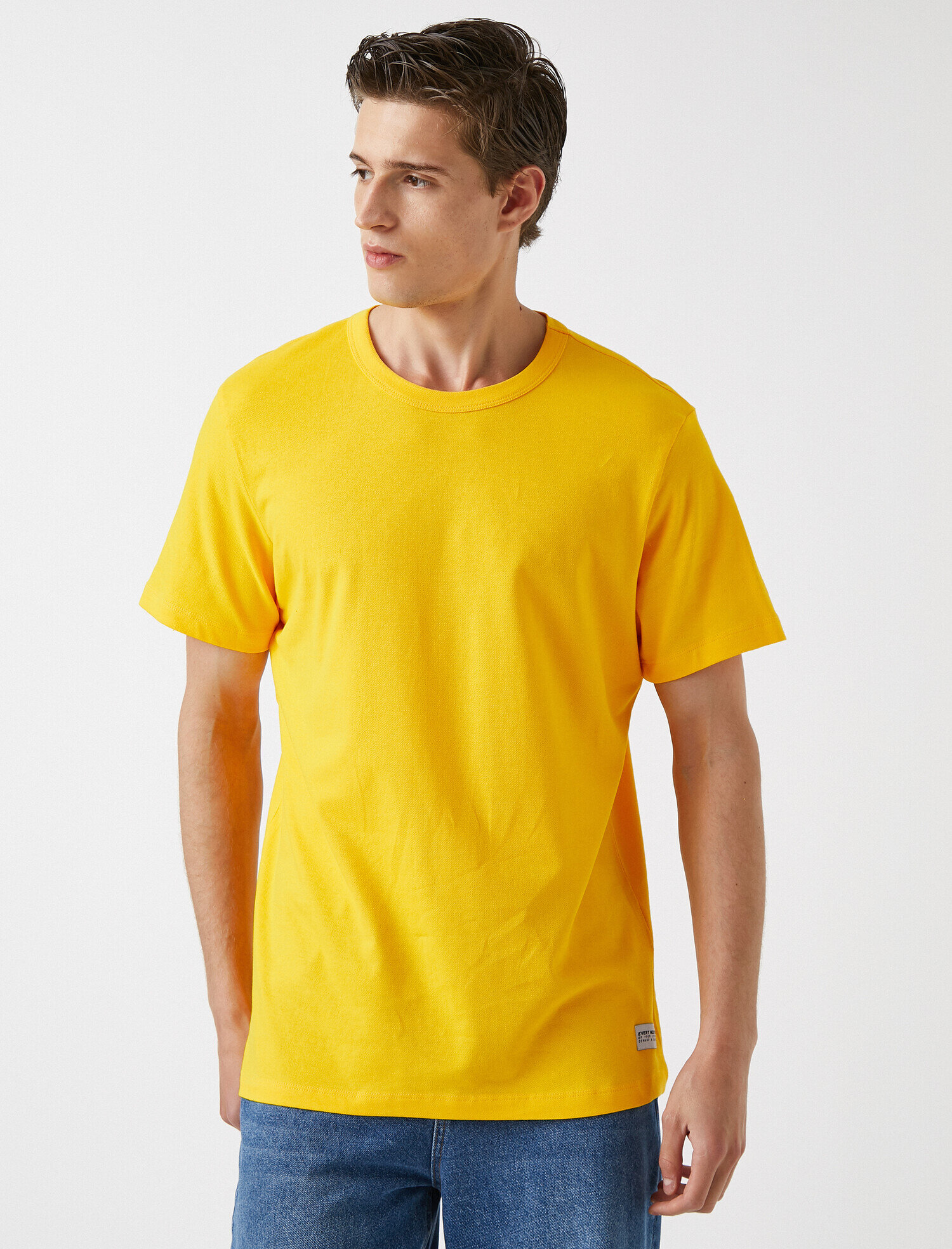   Kısa Kollu Tişört Pamuklu