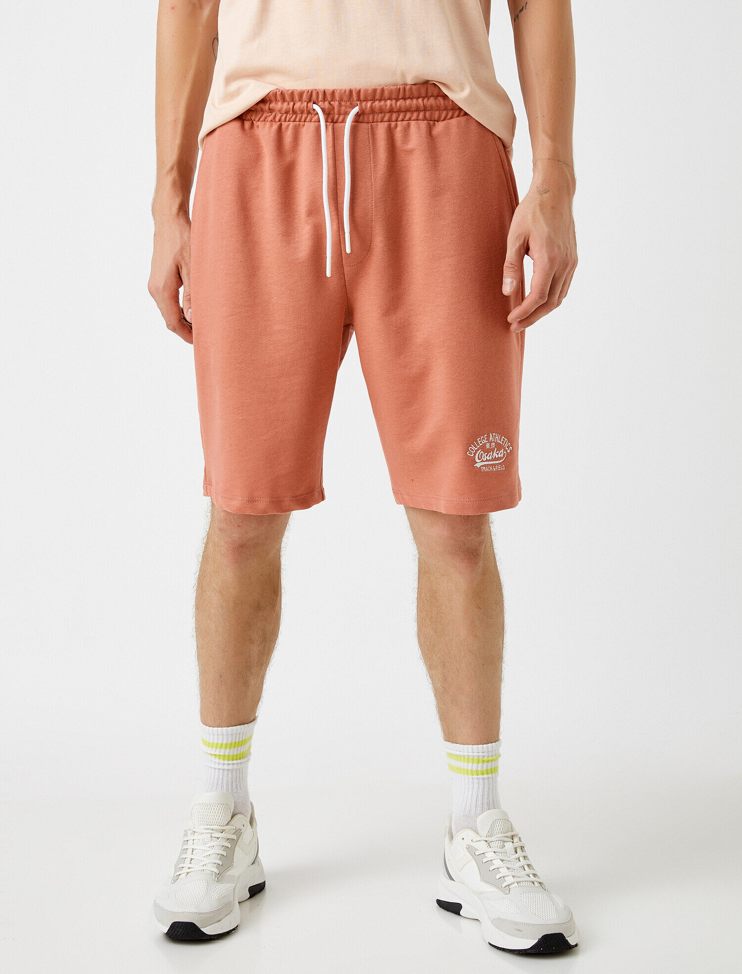 Bağcıklı Şort Logolu