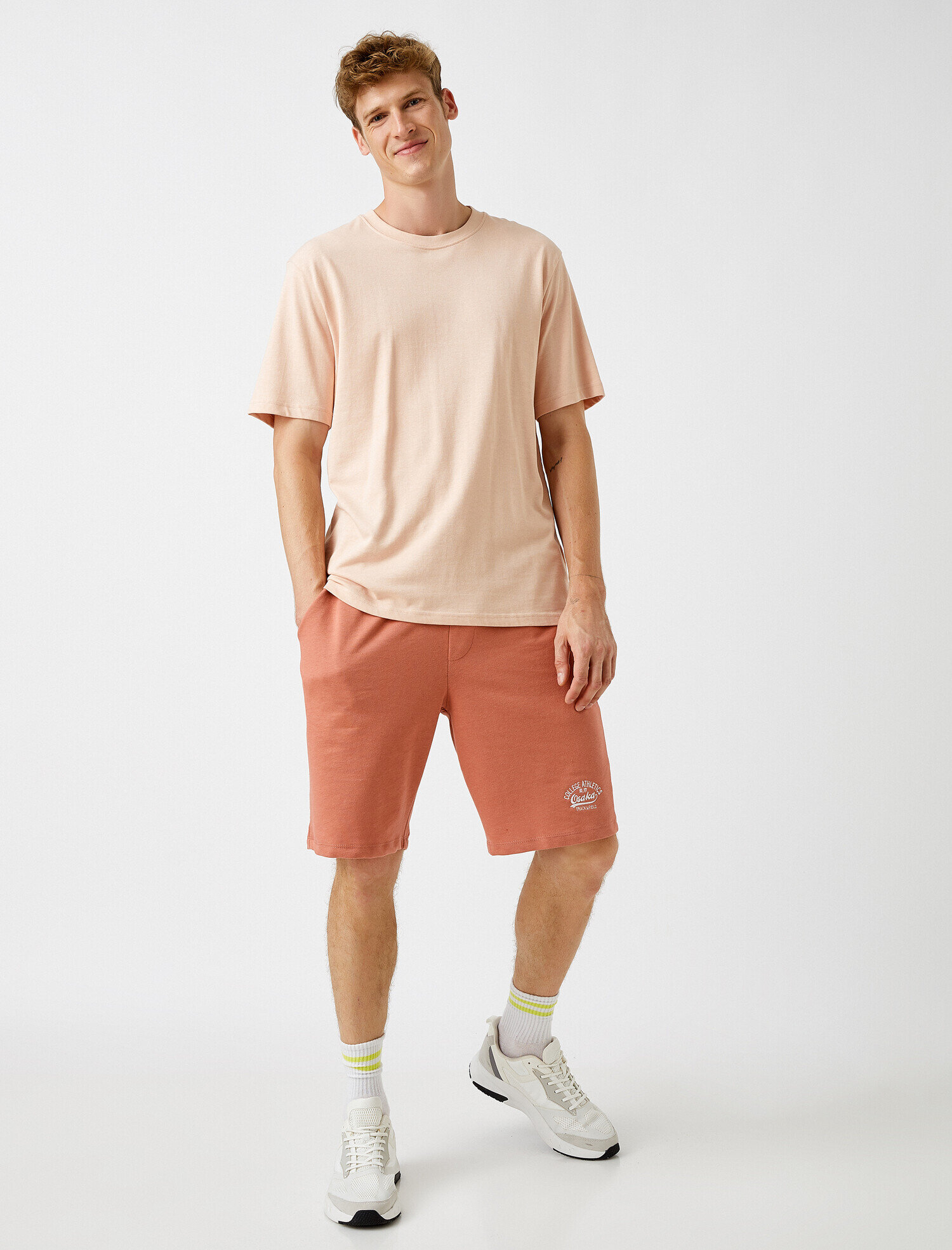 Bağcıklı Şort Logolu