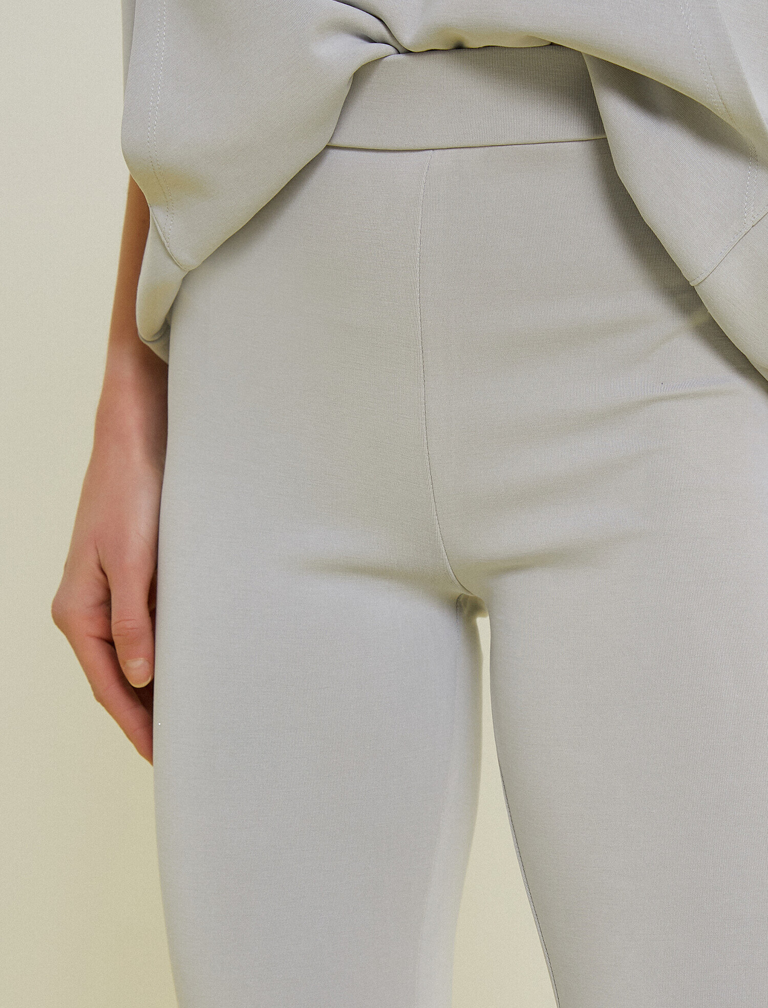   Bisiklet Şortu Beli Lastikli Biker Tayt