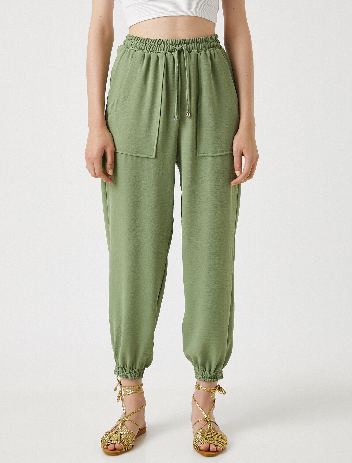   Jogger Pantolon Belden Bağlamalı