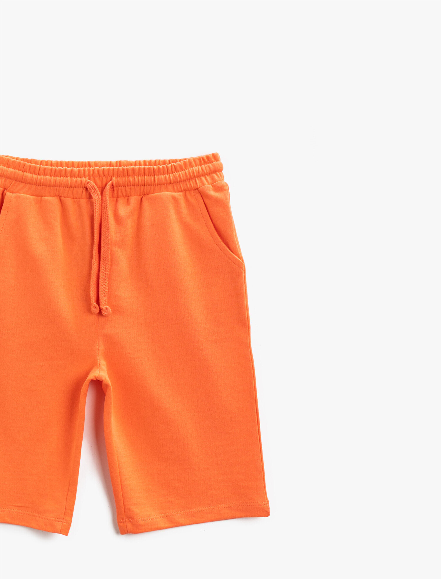  Erkek Çocuk Belden Bağlamalı Şort Pamuklu