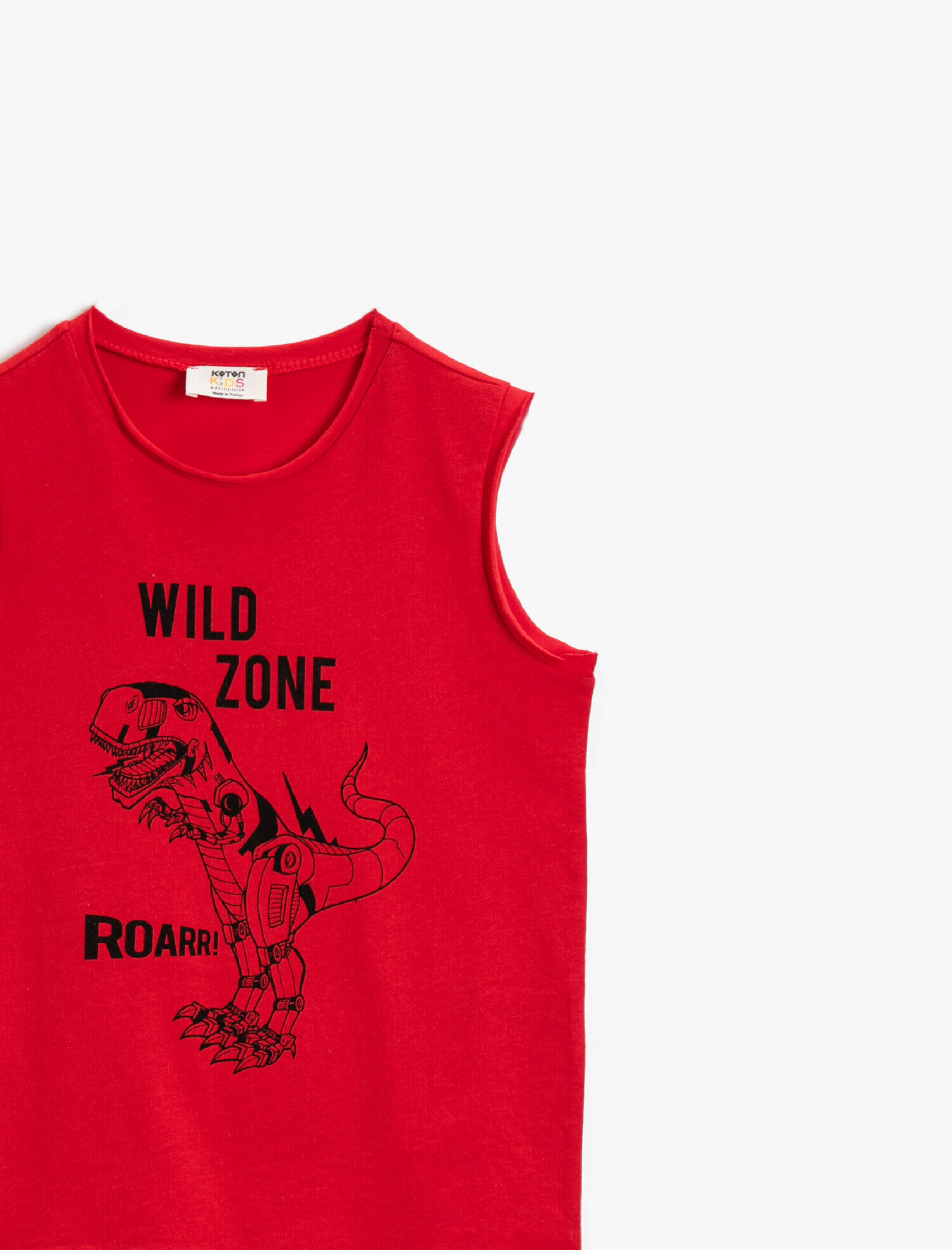  Erkek Çocuk Baskılı Atlet Pamuklu