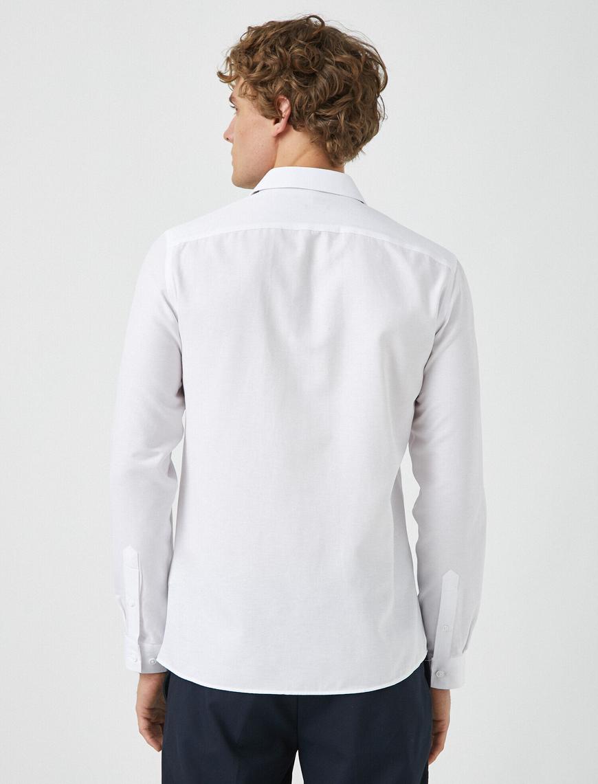   Klasik Yaka Uzun Kollu Basic Gömlek Non Iron