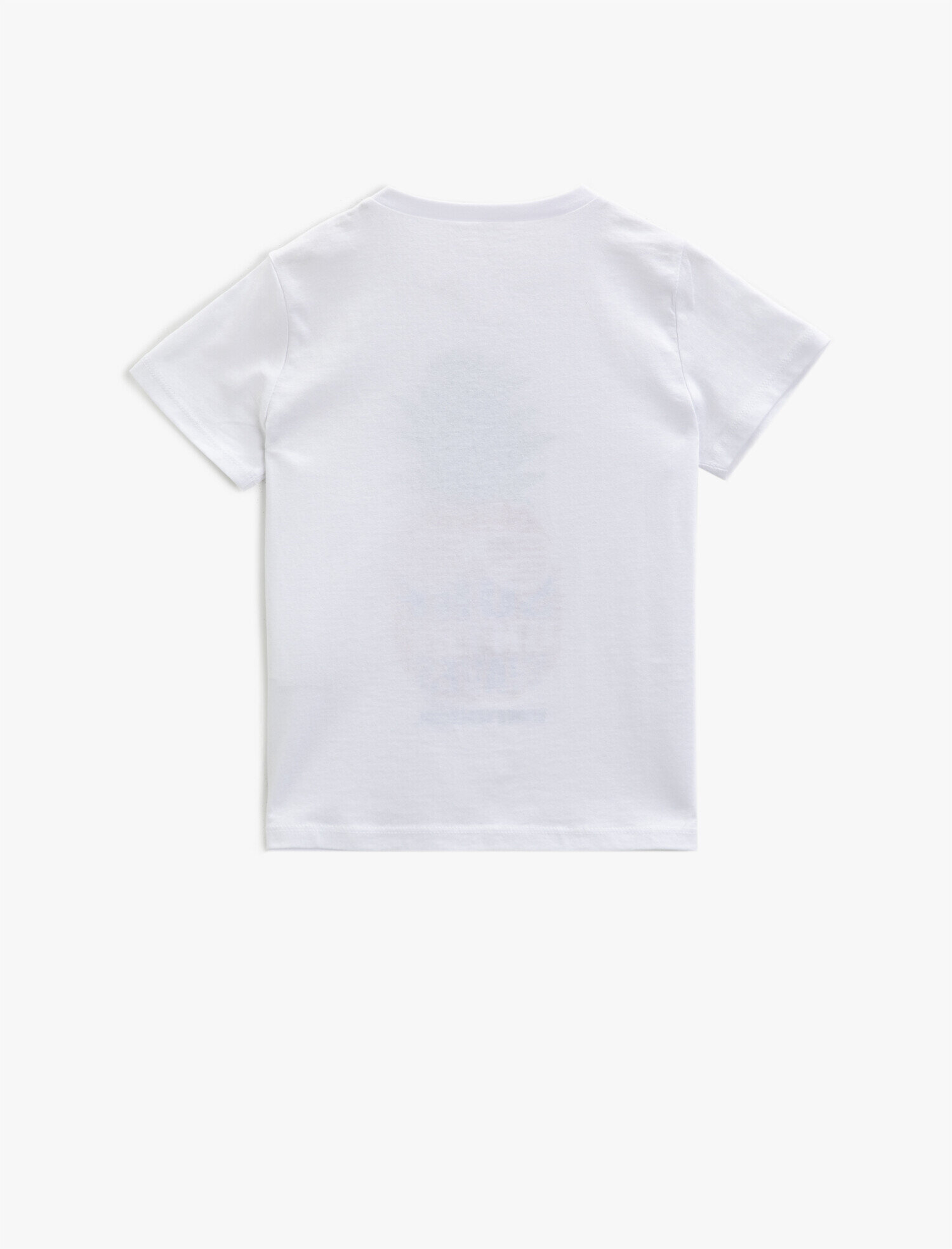  Erkek Çocuk Baskılı Tişört Pamuklu Bisiklet Yaka Kısa Kollu