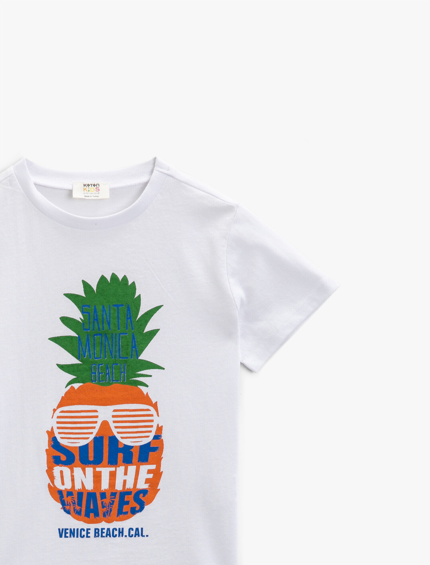  Erkek Çocuk Baskılı Tişört Pamuklu Bisiklet Yaka Kısa Kollu