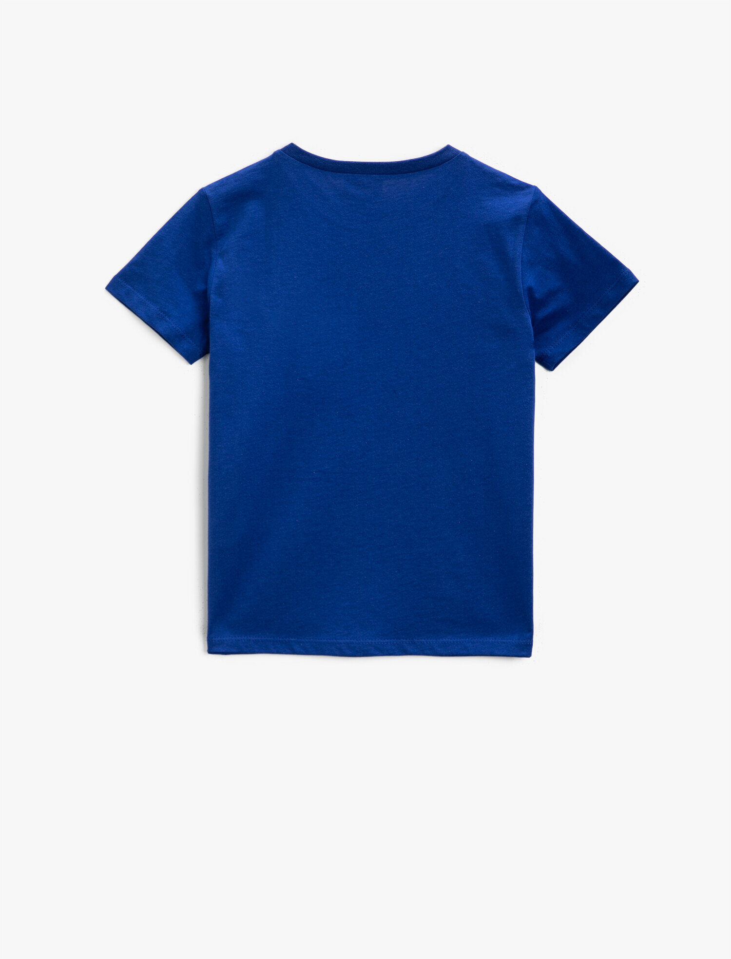  Erkek Çocuk Baskılı Tişört Kısa Kollu Bisiklet Yaka Pamuklu