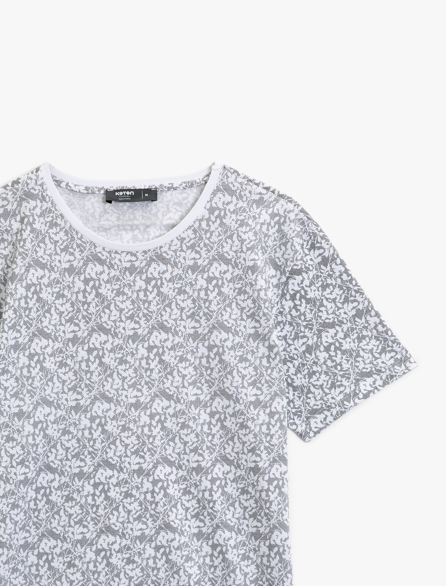   Baskılı Tişört Kısa Kollu Pamuklu