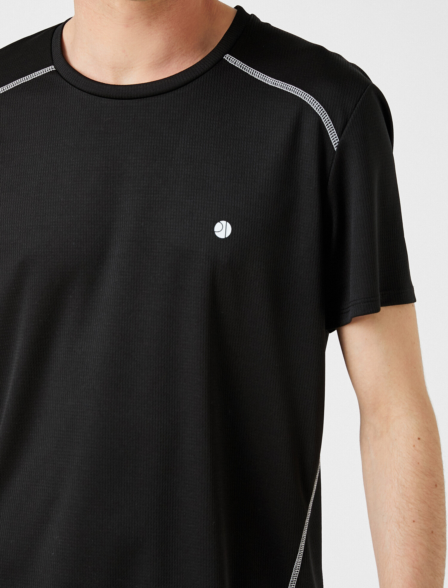   Bisiklet Yaka Tişört Kısa Kollu