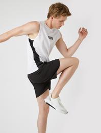 Sloganlı Atlet Şerit Detaylı