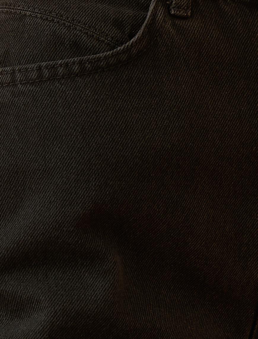   Mom Jean - Normal Bel Dar Kesim Dar Paça Pantolon
