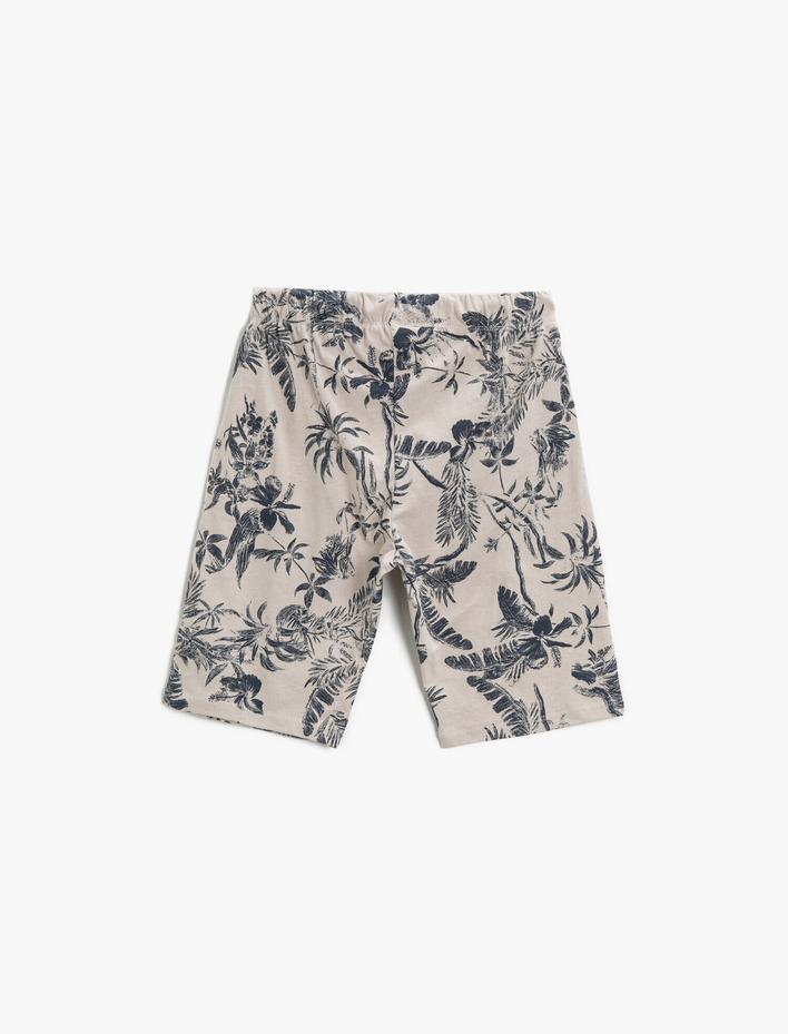 Erkek Çocuk Desenli Şort Pamuklu