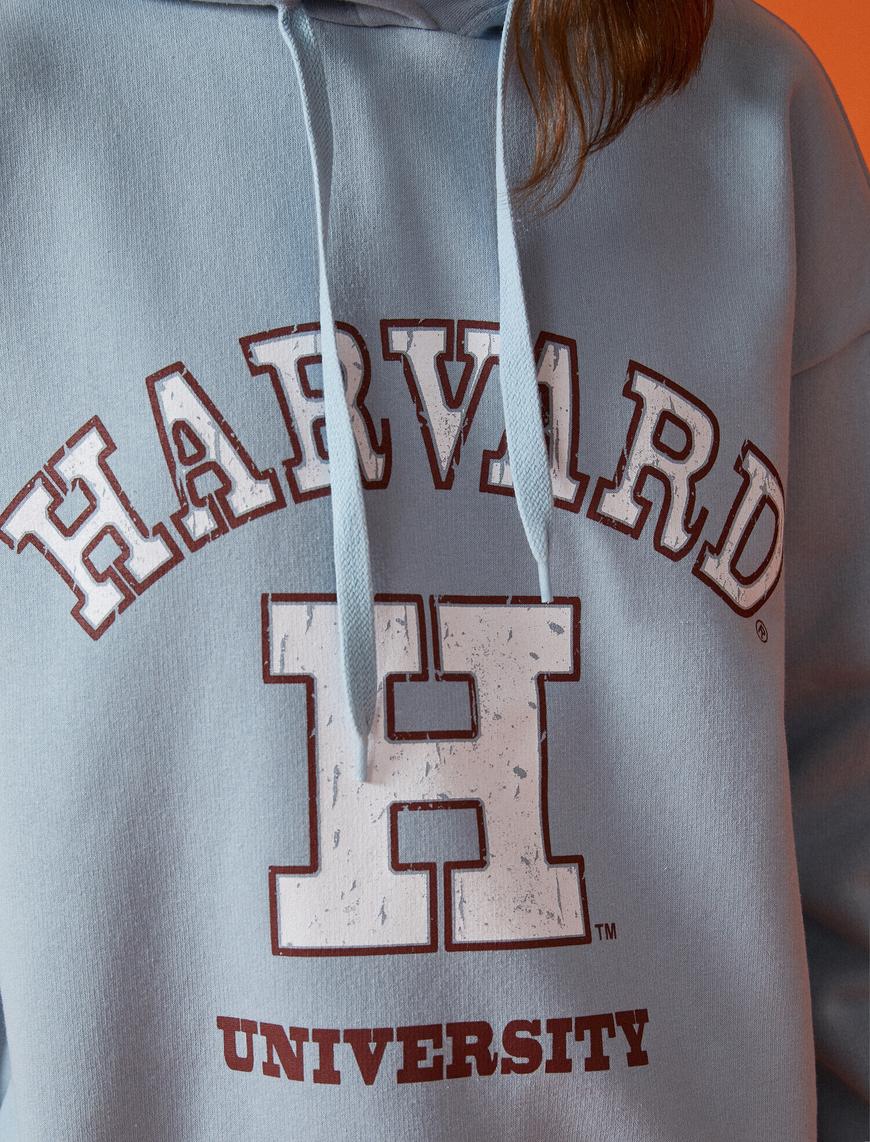   Harvard Sweatshirt Baskılı Pamuklu Lisanslı