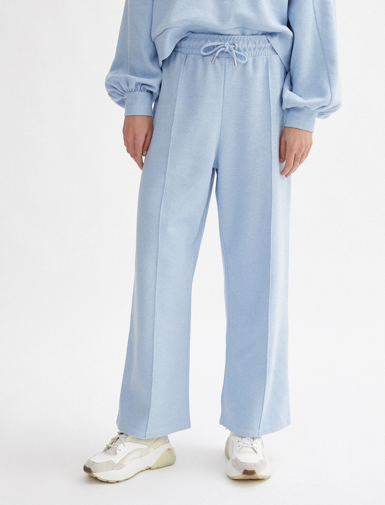   Geniş Paça Pamuklu Eşofman Altı